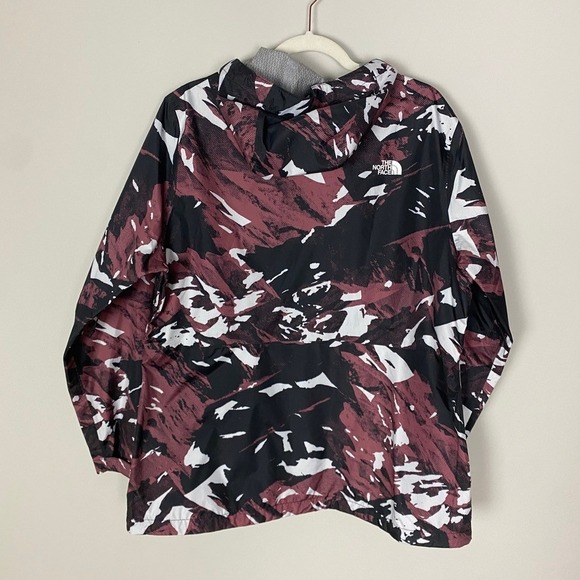 The North Face Antora Printed Jacket DryVent Rain Coat Womens XL Abstract - Picture 3 of 10